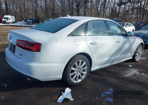 2016 Audi A6 2.0T Premium Plus z USA, uszkodzony, nr VIN WAUGFAFC4GN015597